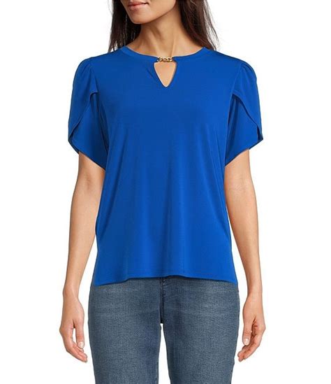 michael kors petal sleeve top|MICHAEL Michael Kors Petal.